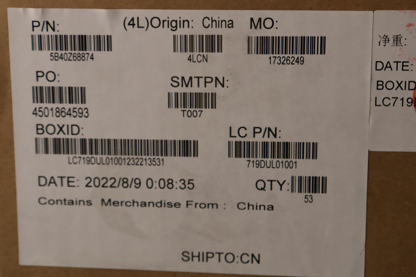 Lenovo Bracket Fru Bracket Ht5B1Fprbr - 5B40Z68874