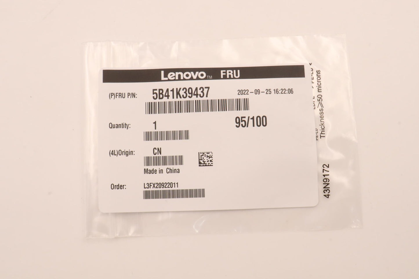 Lenovo Bracket Fru Ssd Bracket - 5B41K39437