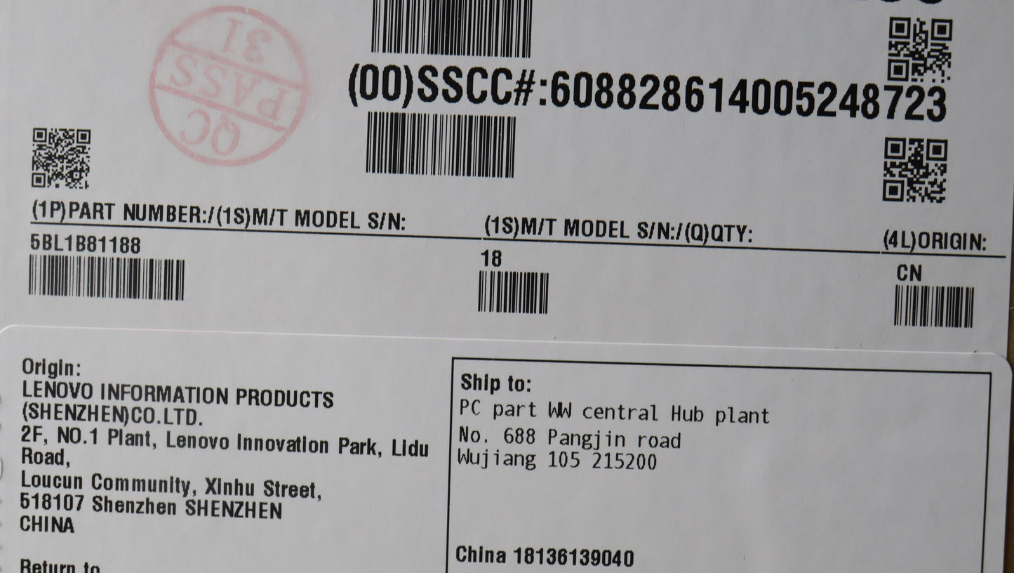 Lenovo Bzl_Lgt F/Light Mod,Blue Light - 5BL1B81188