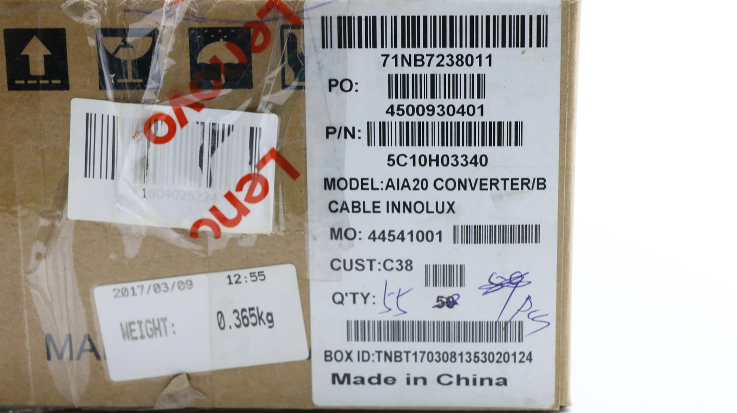 Lenovo Ct Cables Internal - 5C10H03340