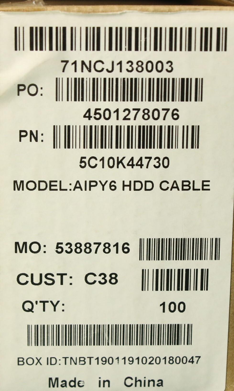 Lenovo Ct Cables Internal - 5C10K44730