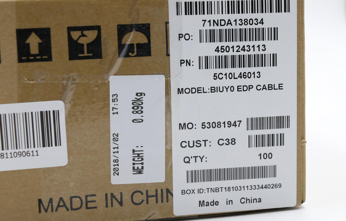 Lenovo EDP Cable - 5C10L46013