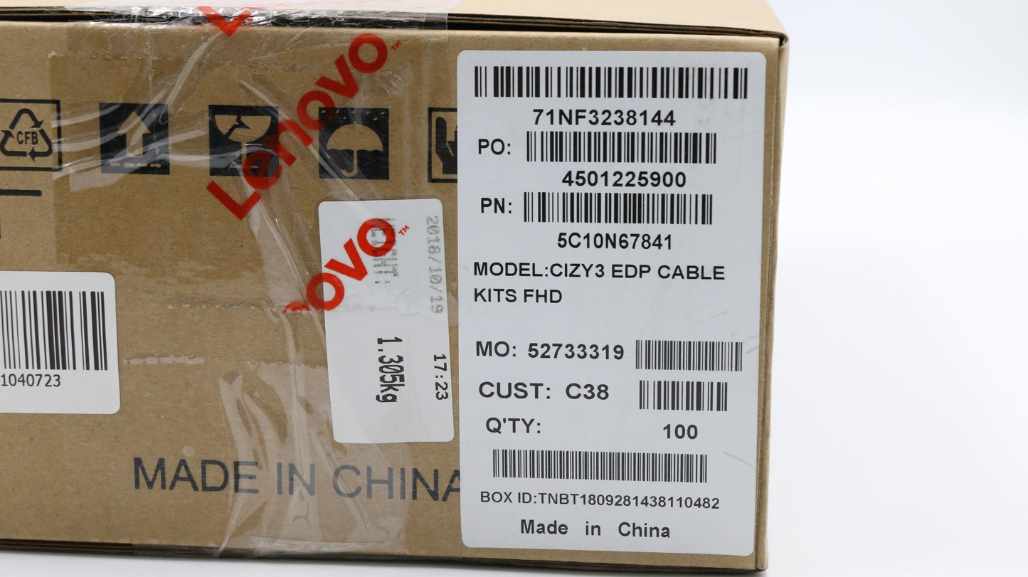 Lenovo Edp Cable Fhd - 5C10N67841