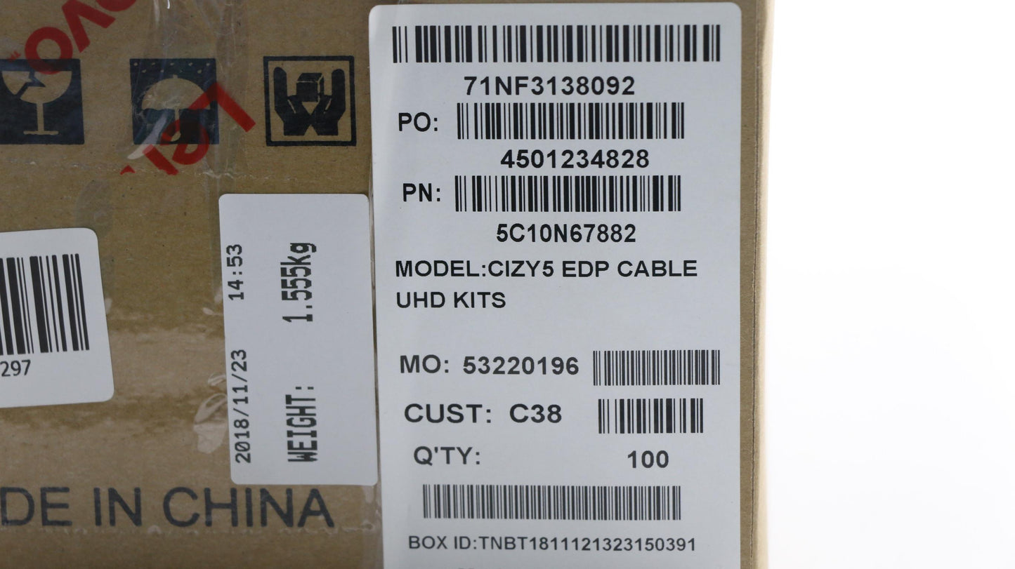 Lenovo 5C10N67882 Edp Cable Uhd