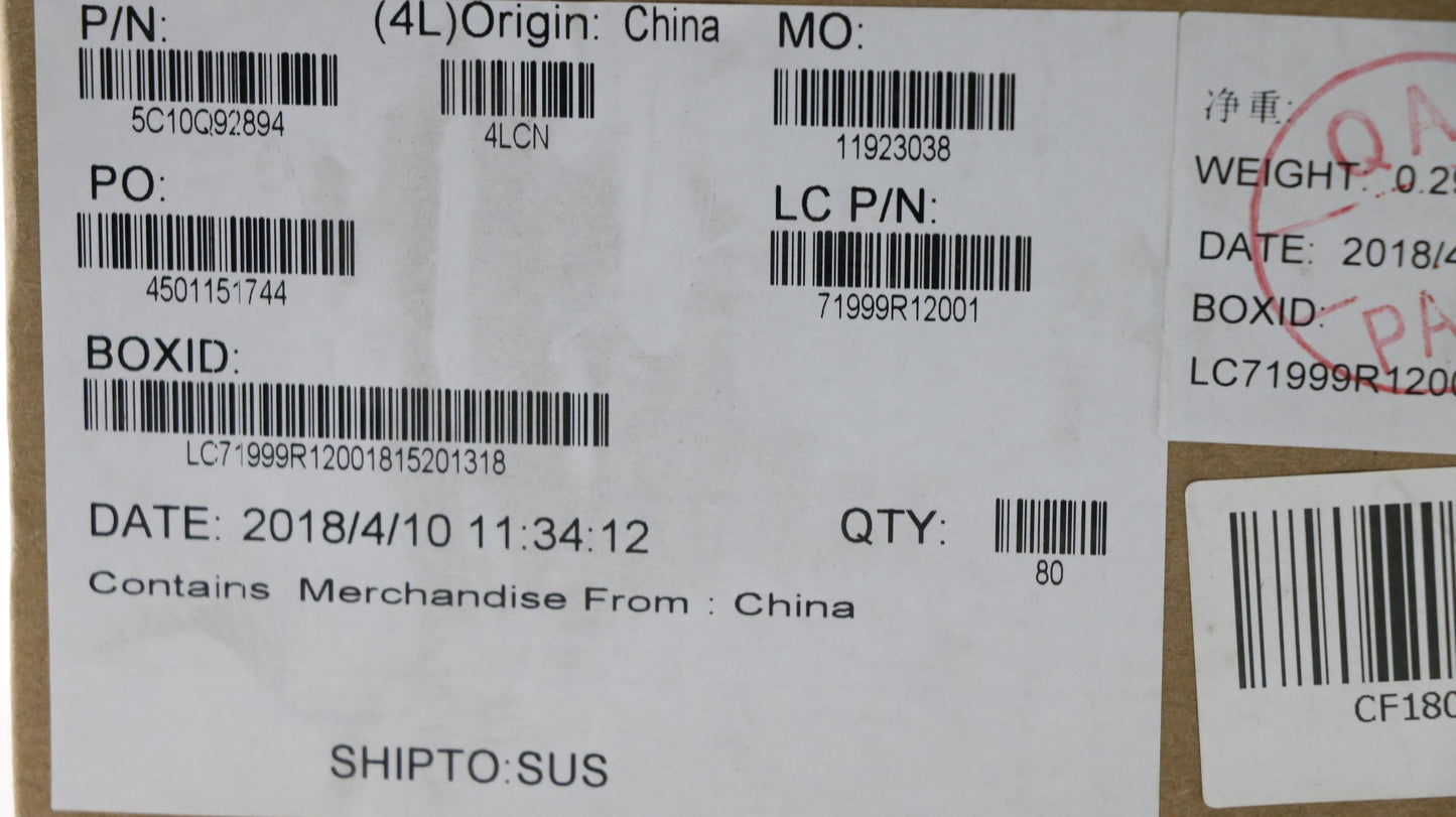 Lenovo Cable Hdd Ffc L80Yy - 5C10Q92894