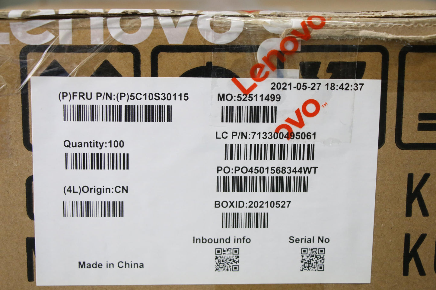Lenovo Cable Function Board Cable Wt - 5C10S30115