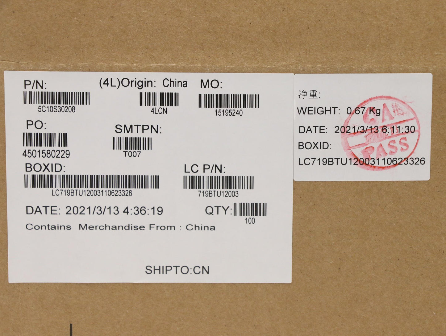 Lenovo eDP Cable, Touch-Enabled - 5C10S30208