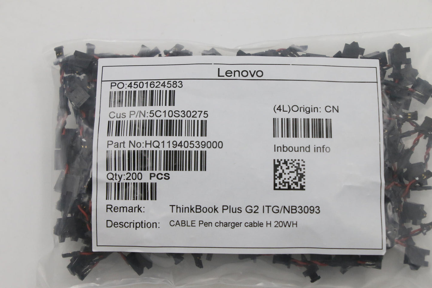 Lenovo Cable Pen Charger Cable H 20Wh - 5C10S30275