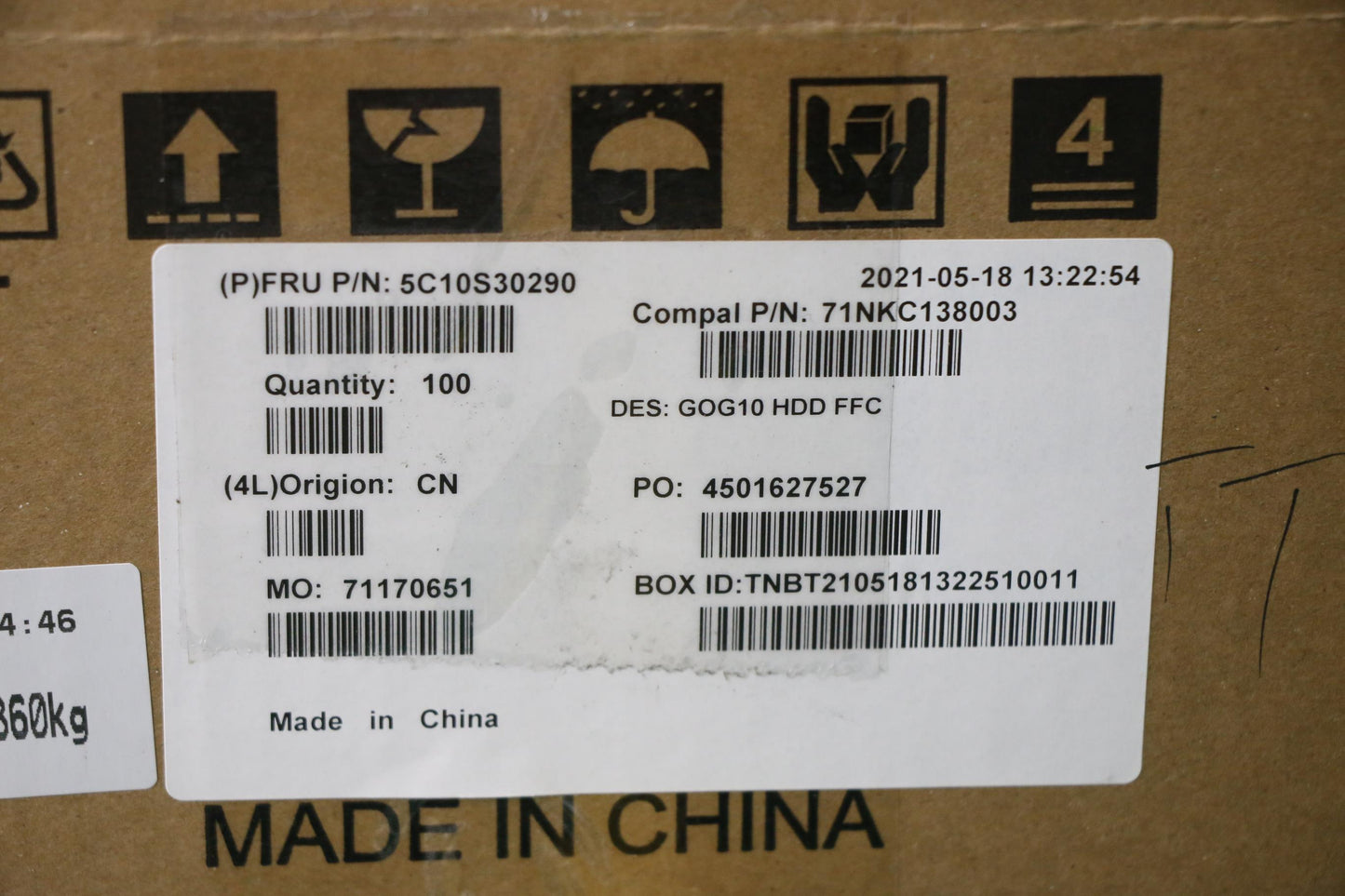 Lenovo Cable Cable C 82K1 Hdd Ffc - 5C10S30290