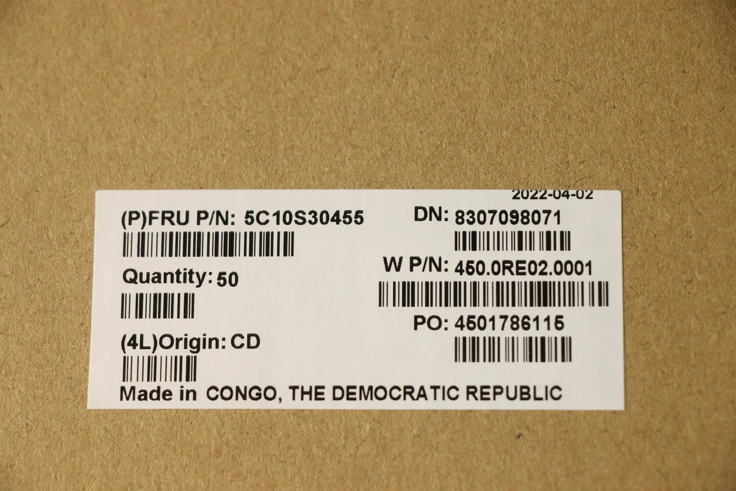 Lenovo Cable Usb Board Cable W 82R9 - 5C10S30455