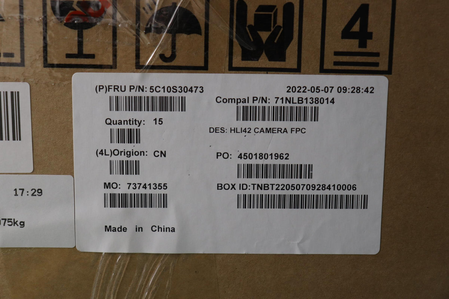 Lenovo Cable Cable C 82Sh Camera Fpc - 5C10S30473