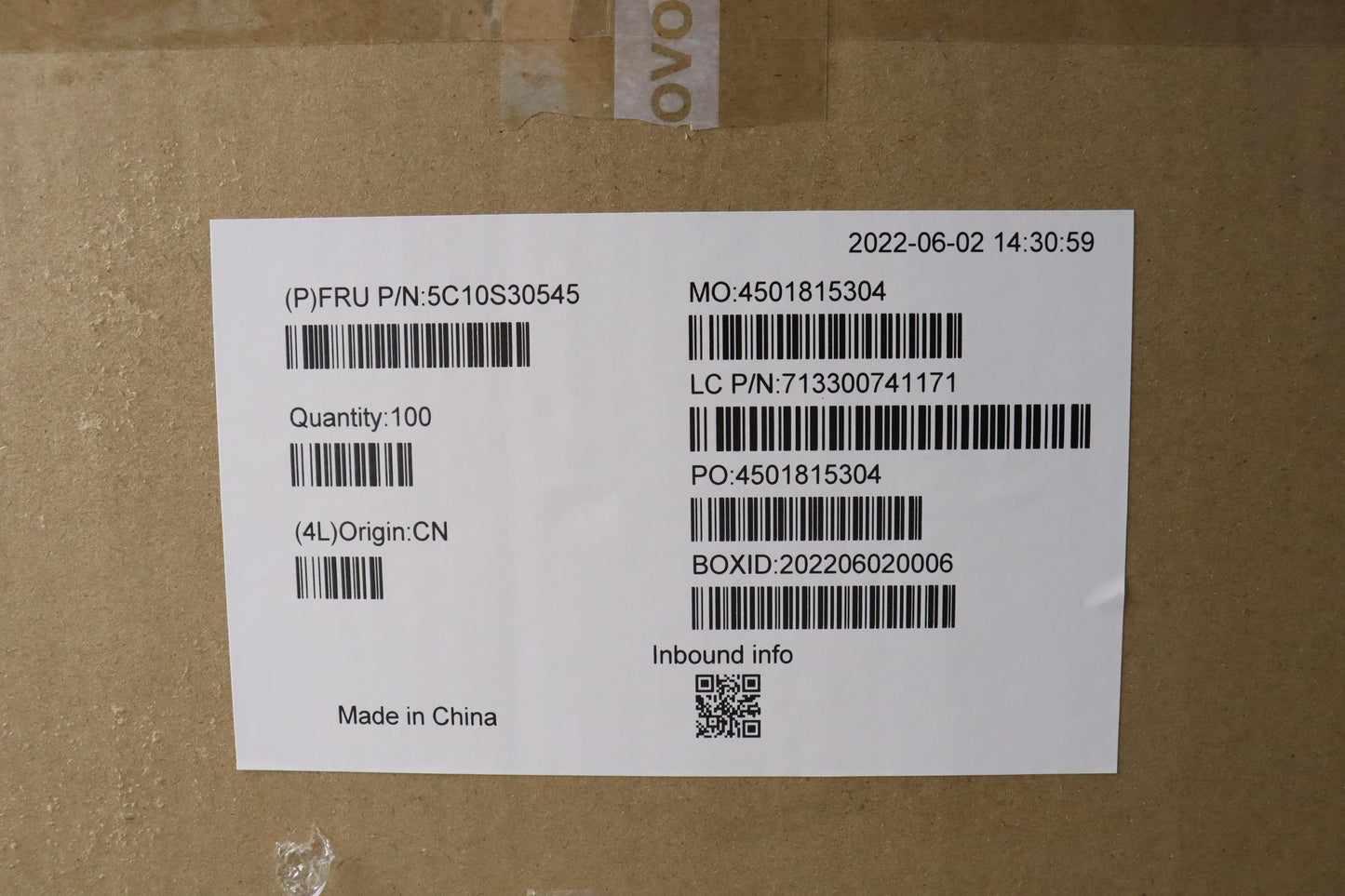 Lenovo Cable Power Board Cable Wt 82T - 5C10S30545