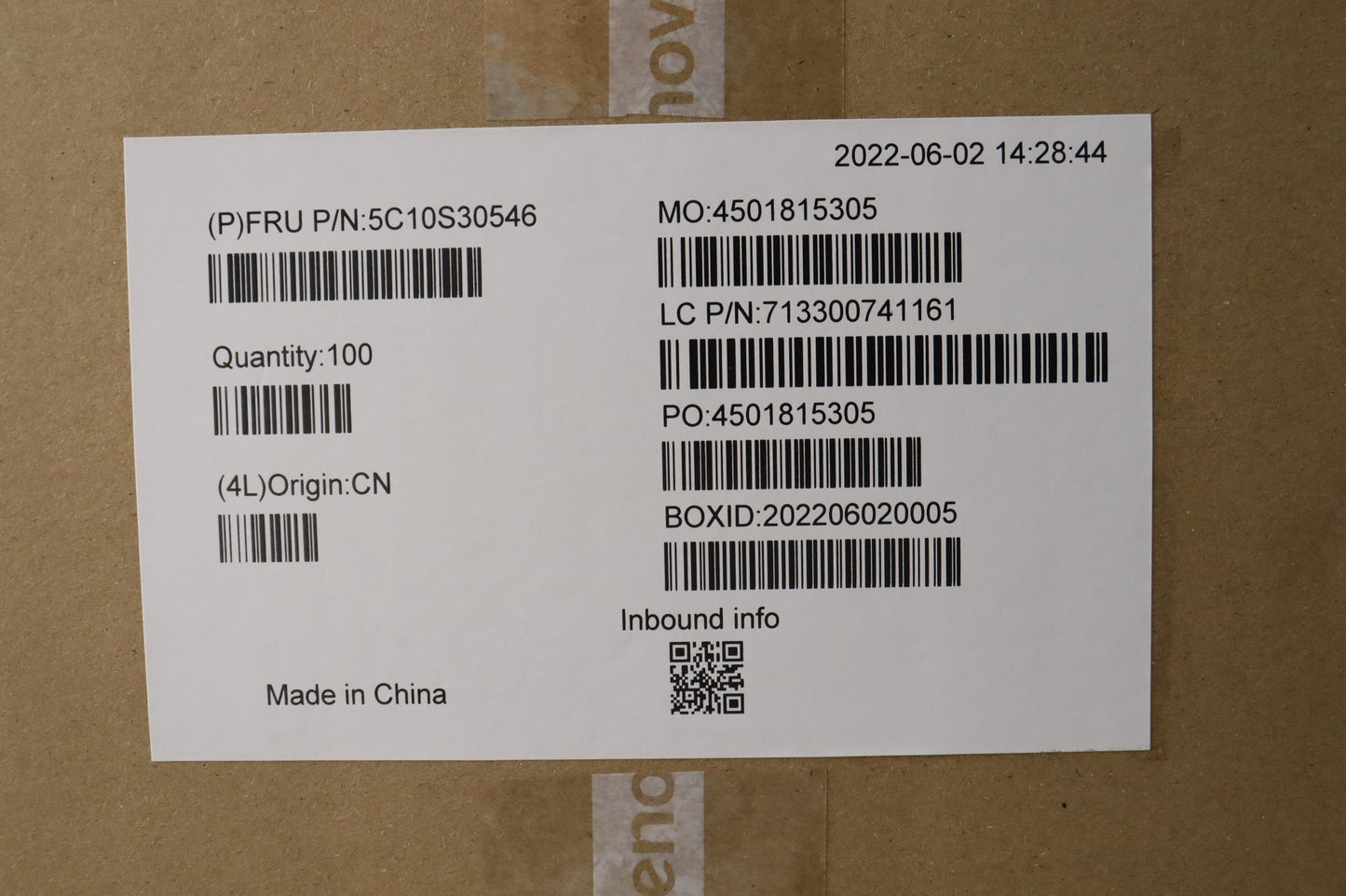 Lenovo Cable Function Board Cable Wt - 5C10S30546