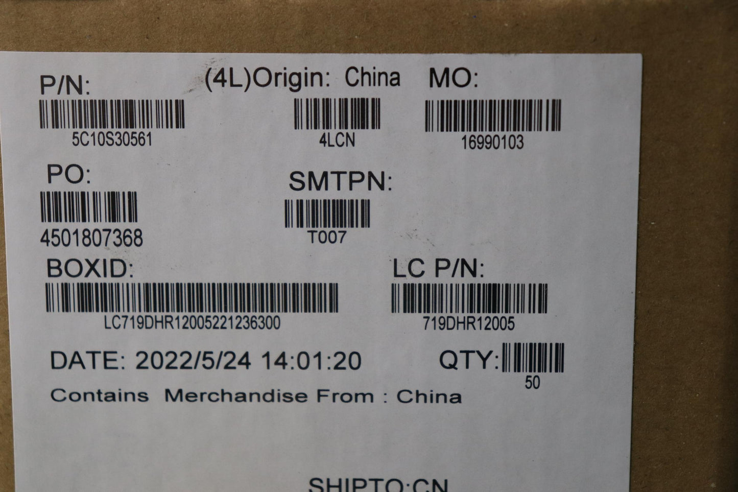 Lenovo Cable Tp Board Cable L82Tk - 5C10S30561