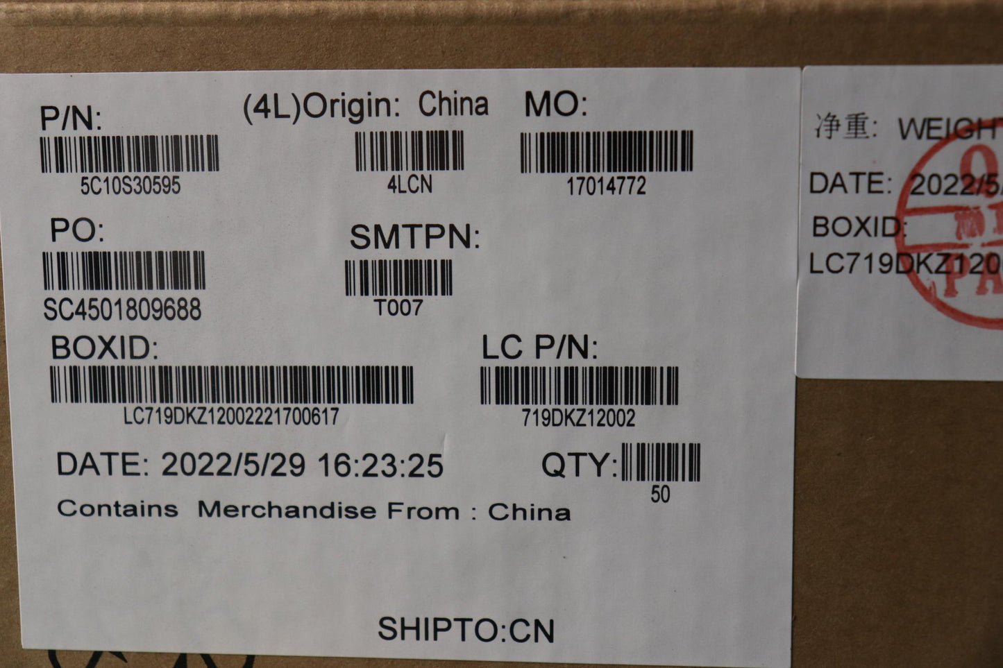 Lenovo USB Board Cable L 82TL - 5C10S30595