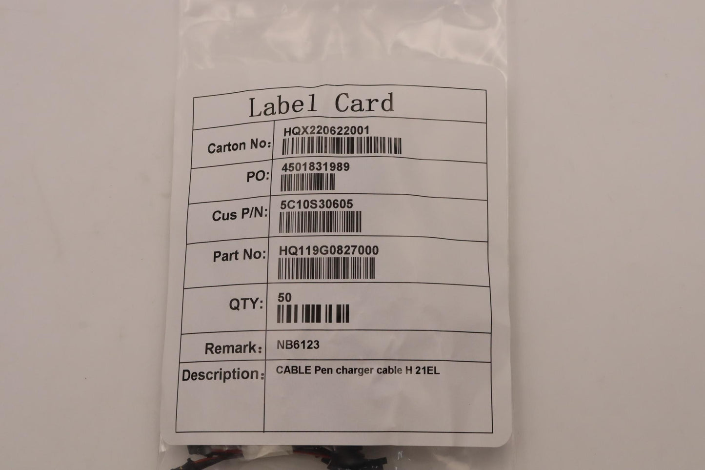 Lenovo Cable Pen Charger Cable H 21El - 5C10S30605