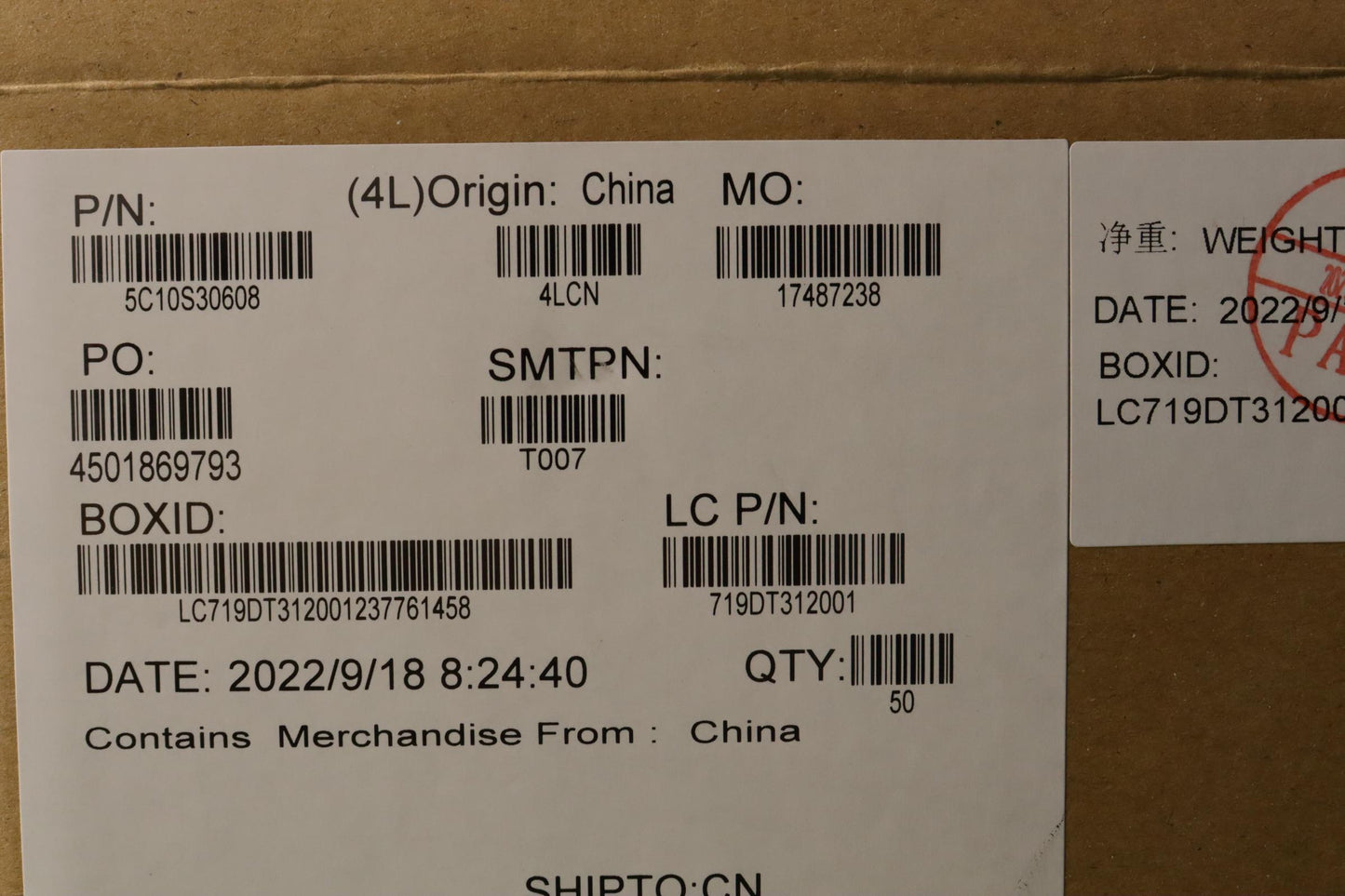 Lenovo Cable Edp Cable L 82Uu 28K - 5C10S30608