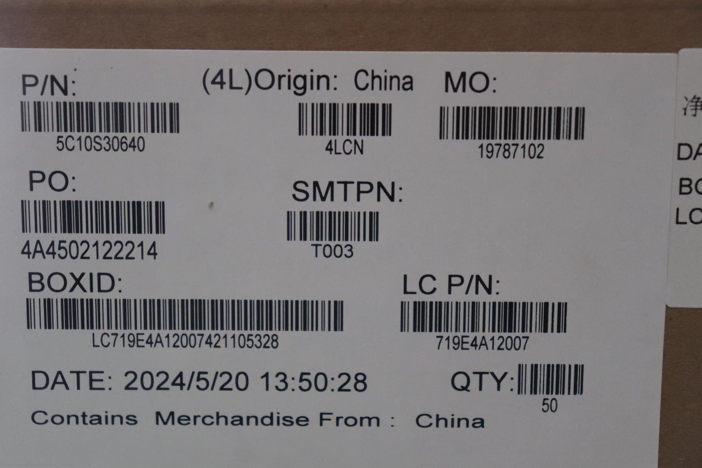 Lenovo Cable Cable L 82Xa Mge Io/B - 5C10S30640