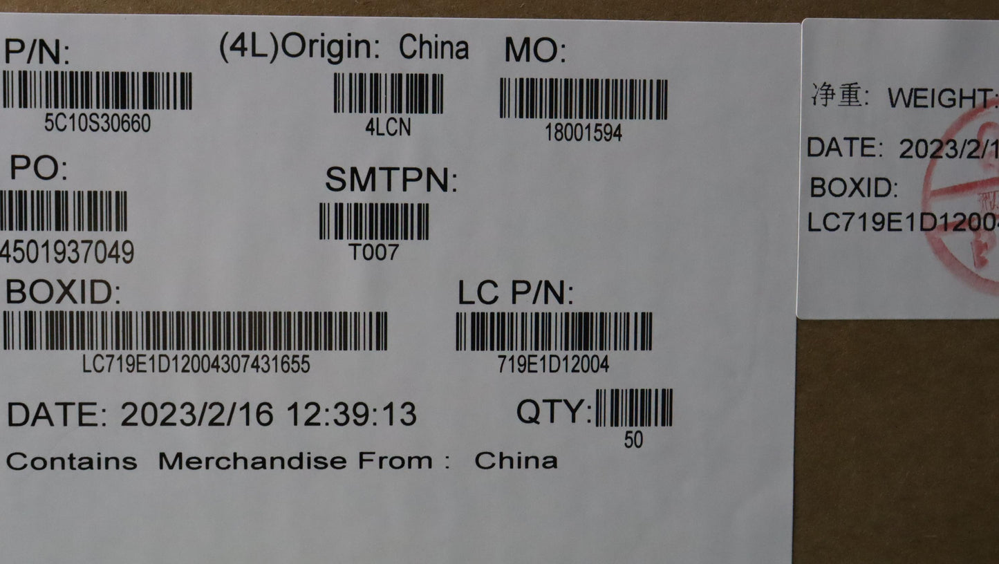 Lenovo Cable Cable L 82Yu I/O Cable L - 5C10S30660