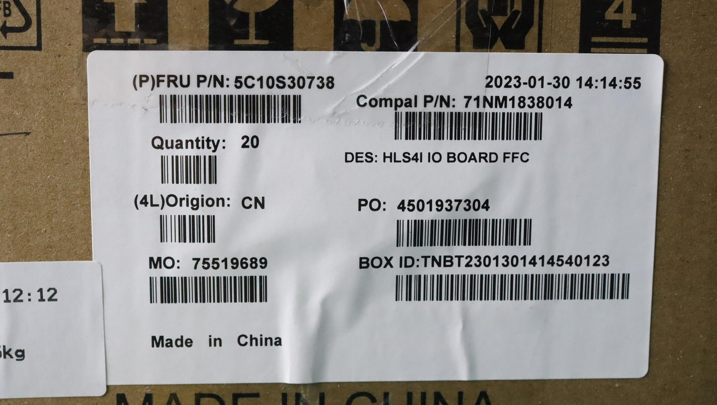 Lenovo Cable Io Board Ffc C 82Xd - 5C10S30738