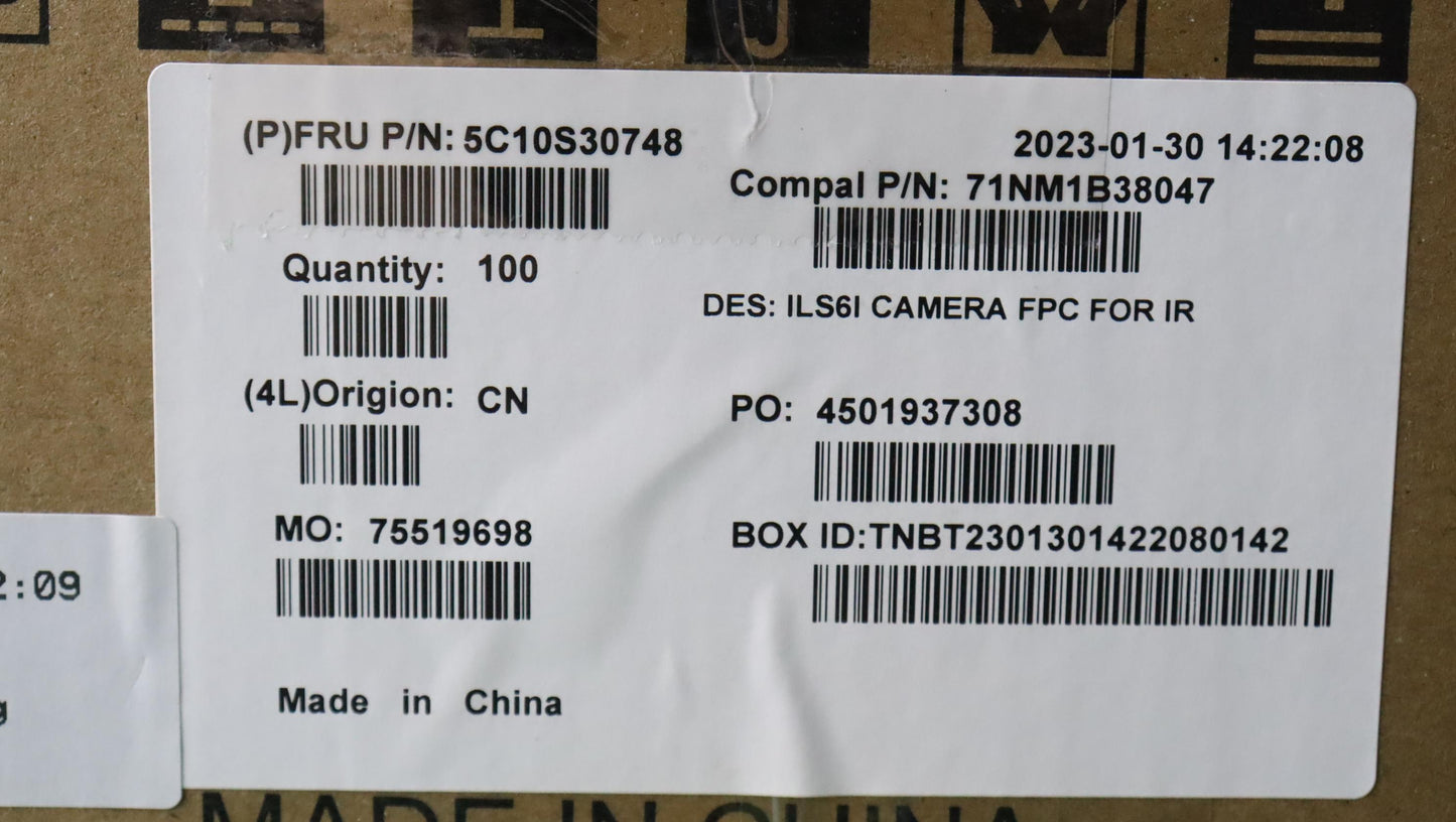 Lenovo Cable Camera Cable C 82Xf Ir F - 5C10S30748