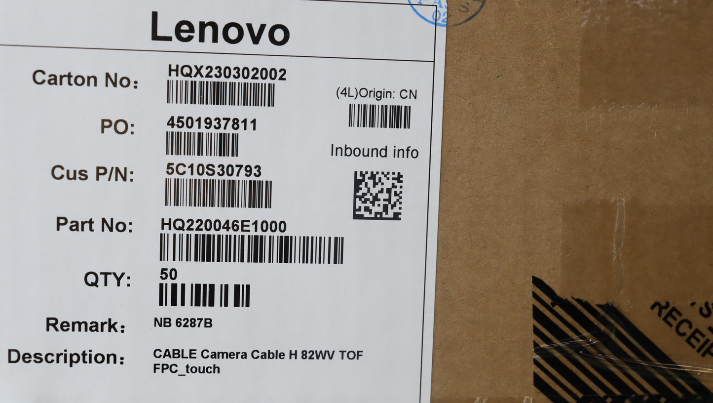 Lenovo Cable Camera Cable H 82Wv Tof - 5C10S30793