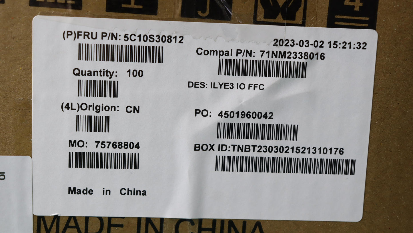 Lenovo Cable Io/B Ffc C 82Ya - 5C10S30812