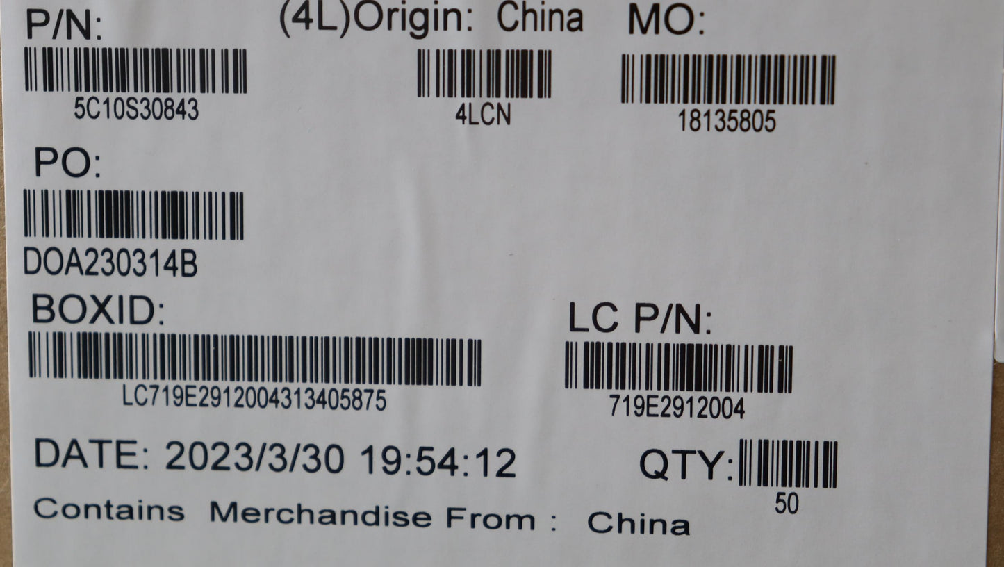 Lenovo Cable Cable L 83As Ir Cam Luxs - 5C10S30843