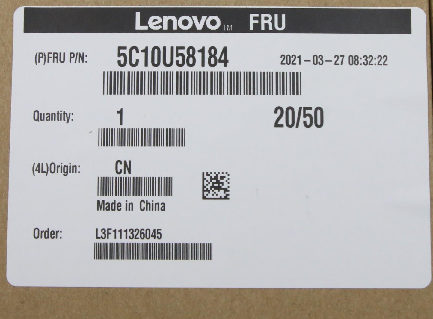 Lenovo Cable, Internal - 5C10U58184