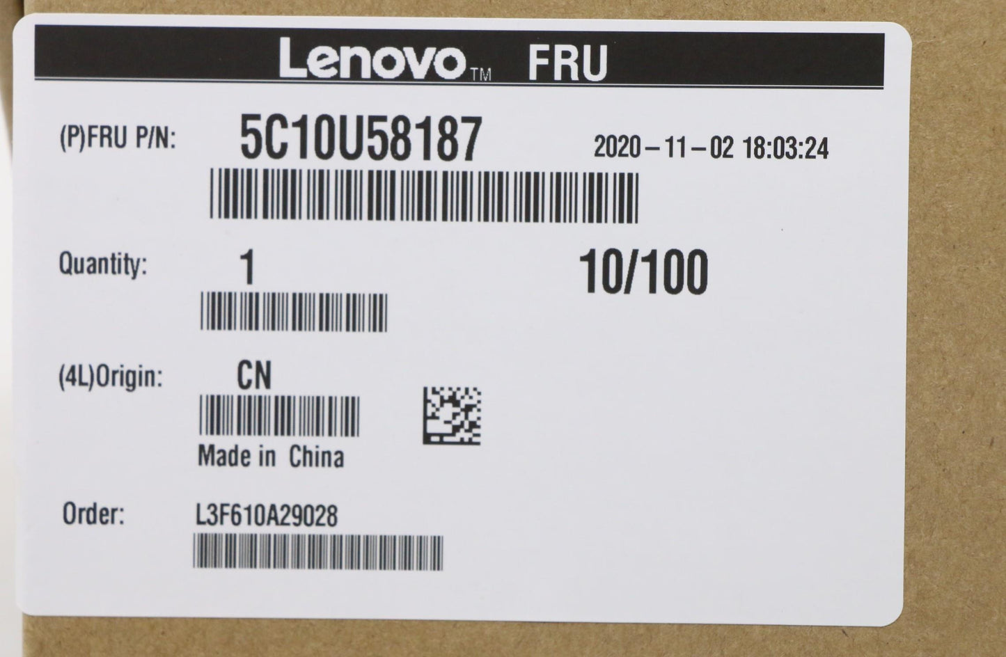 Lenovo Cable, Internal - 5C10U58187