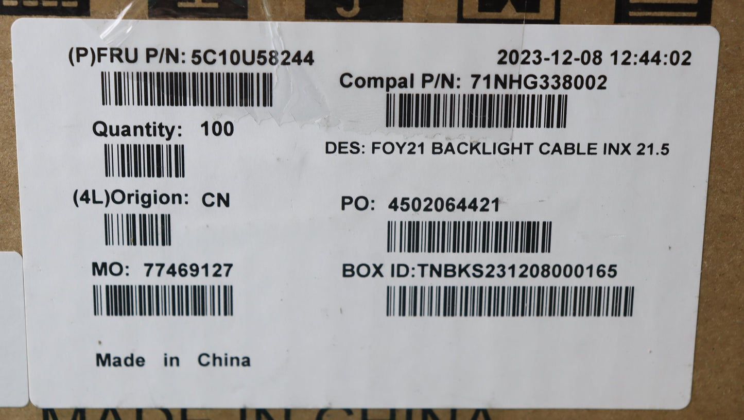 Lenovo Cable H-Conn Set 2Vv - 5C10U58244