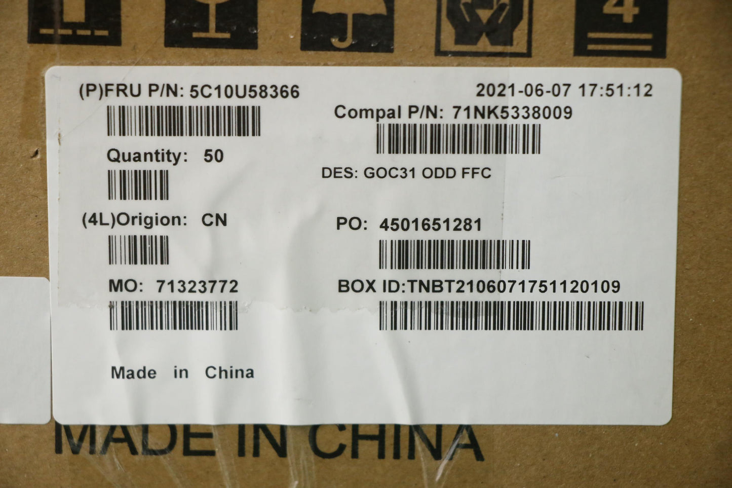 Lenovo Cable Odd Ffc(22) - 5C10U58366