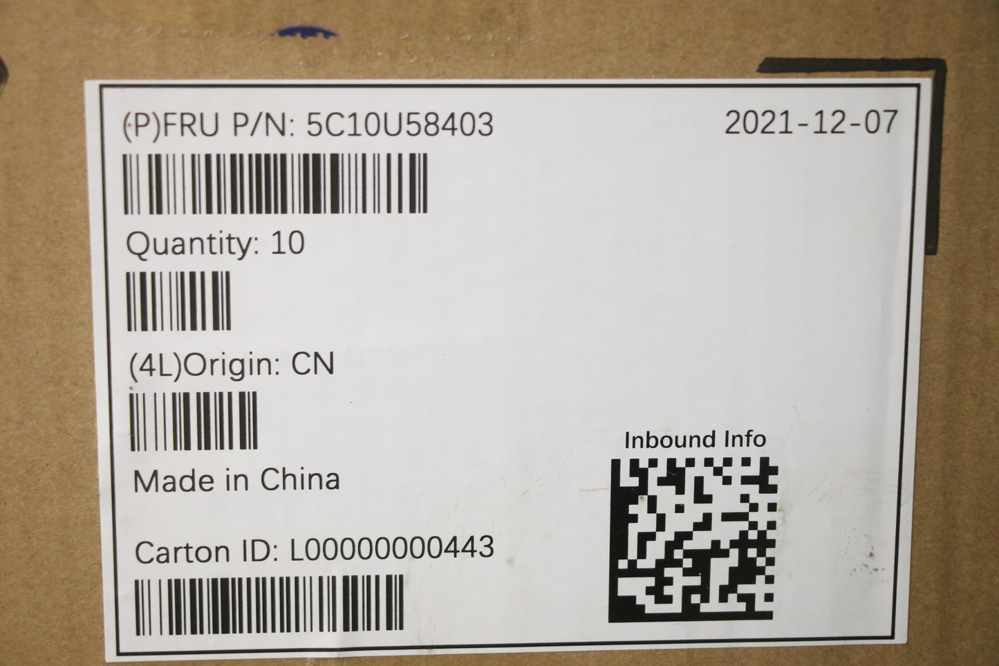 Lenovo Cable Fru, 250Mm Sensor Cable_ - 5C10U58403