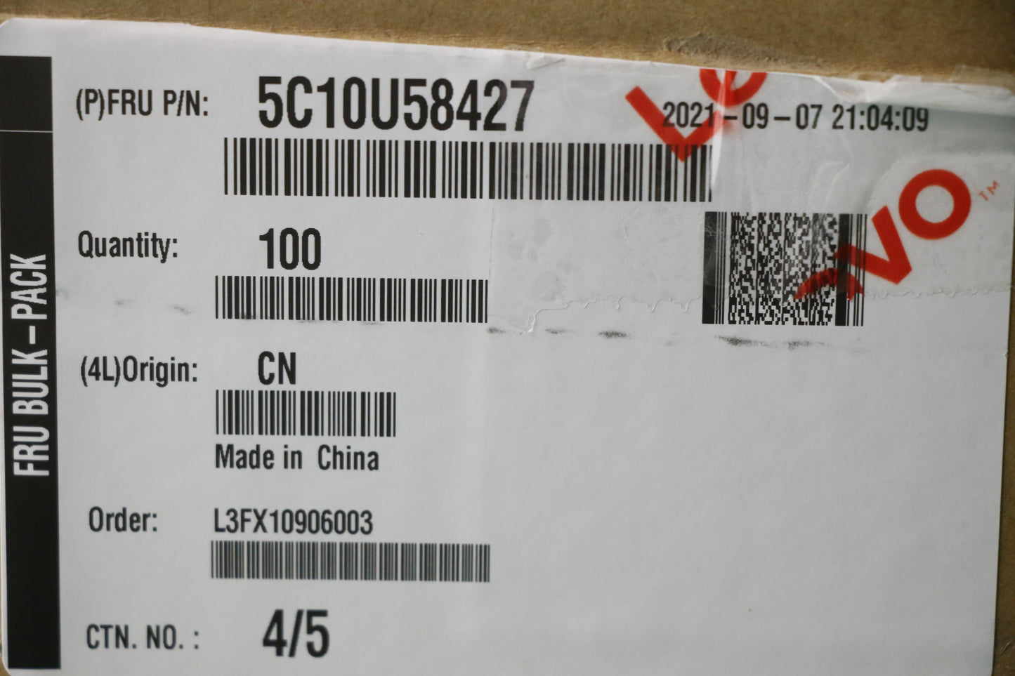 Lenovo Cable Fru350Mm Red Logo Led Ca - 5C10U58427