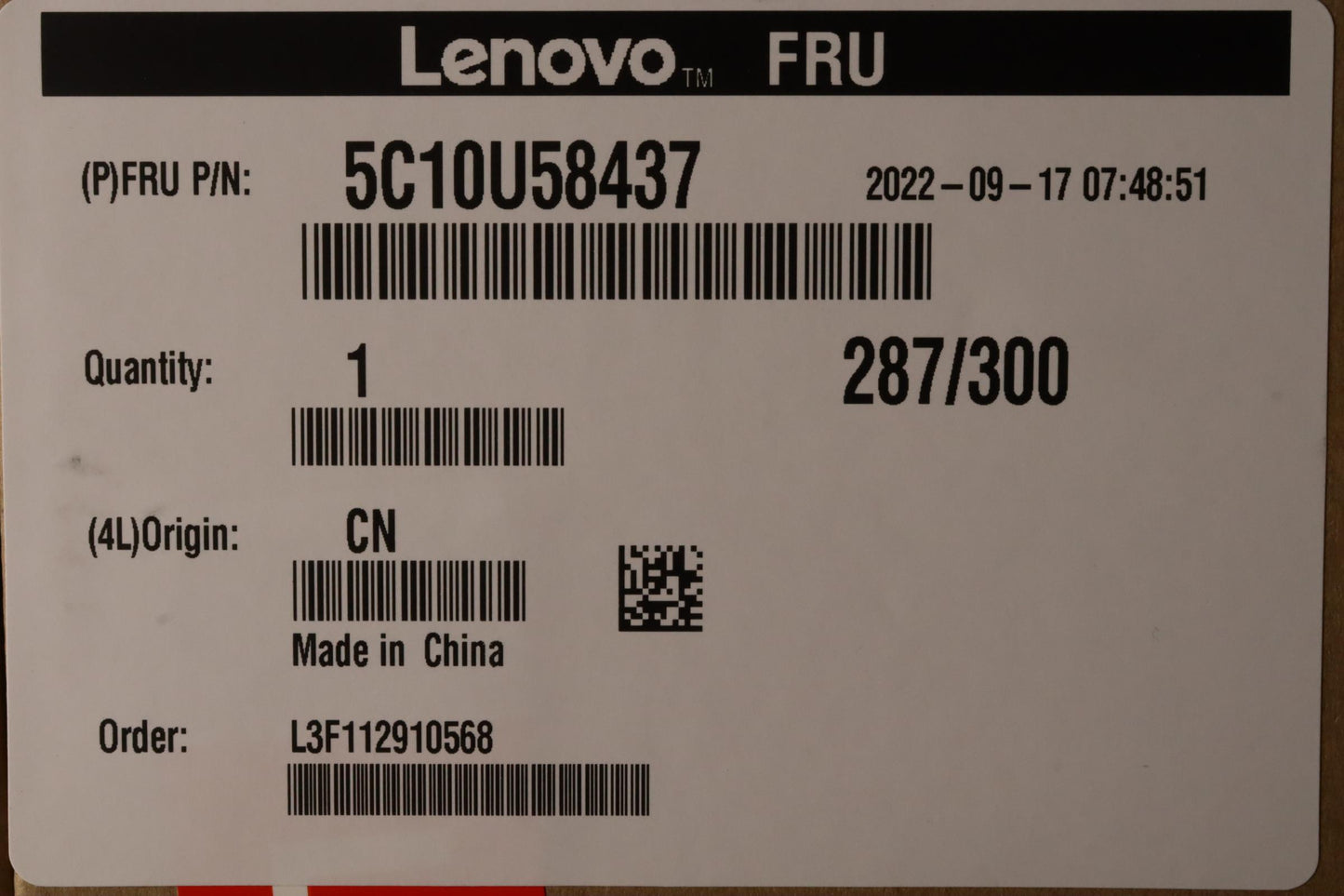 Lenovo Cable Fru Ps2 Cable 170Mm_Tco8 - 5C10U58437