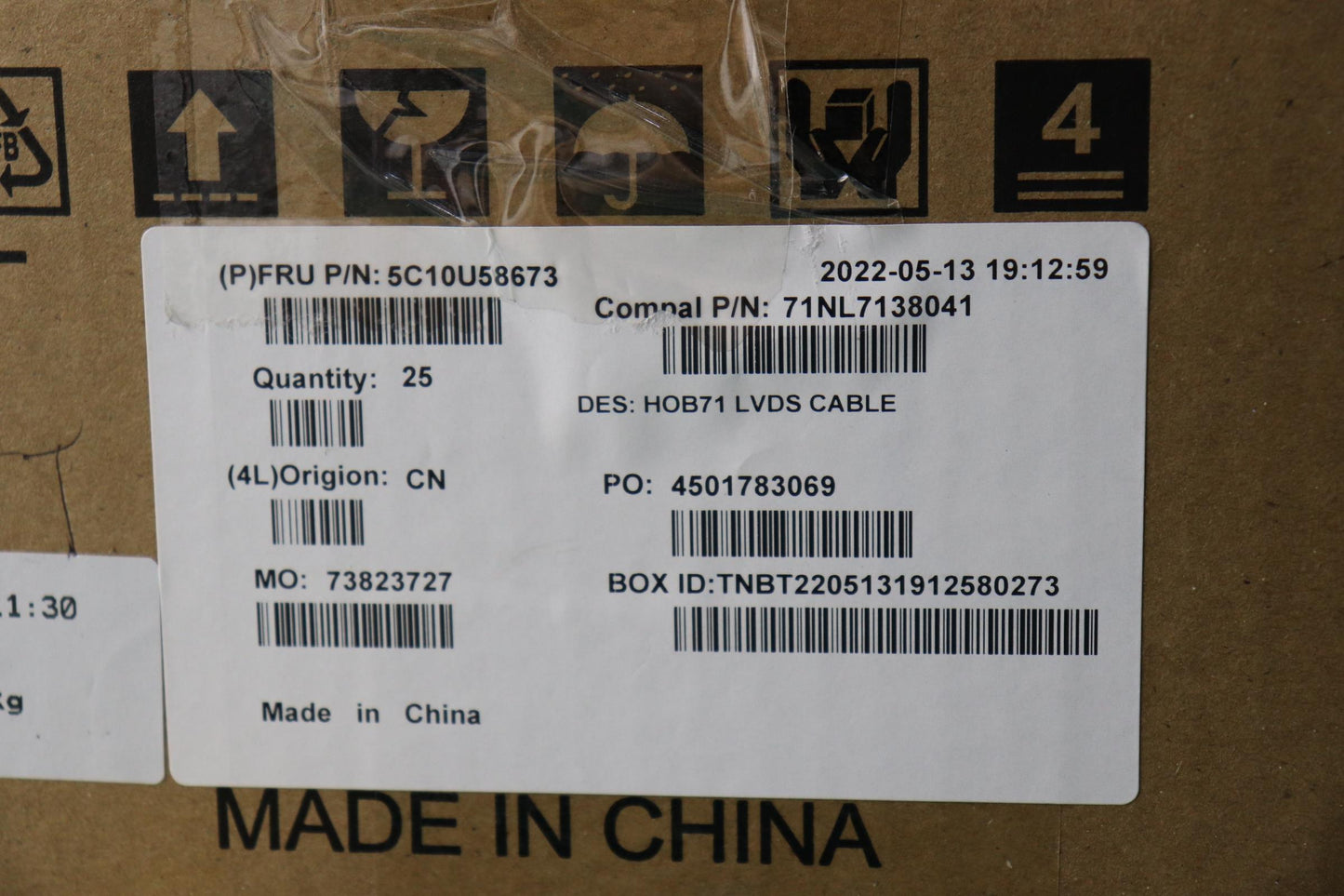 Lenovo Cable M/B-Qhd_Lcd - 5C10U58673