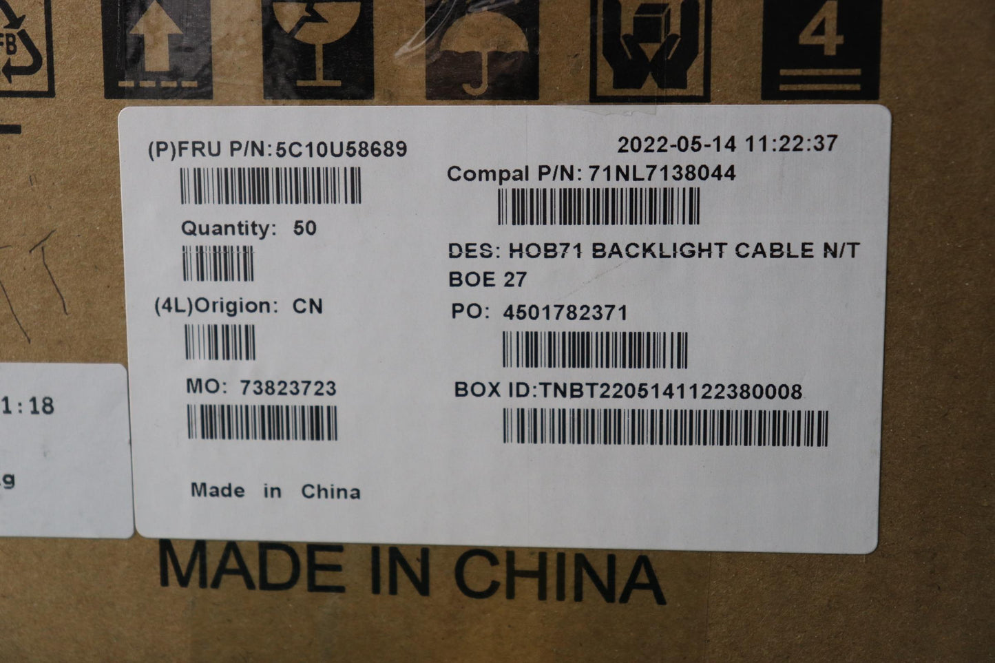 Lenovo Cable Mb_Lcd_27_Assy - 5C10U58689