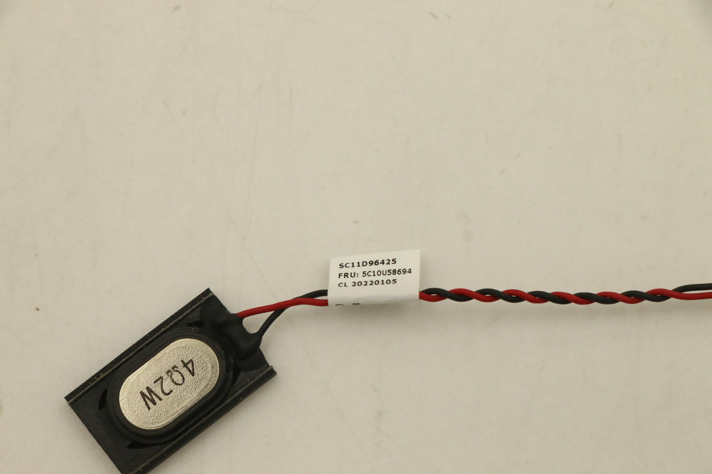 Lenovo Cable Fru, 55Mm 20*10 4Ohm 2W - 5C10U58694