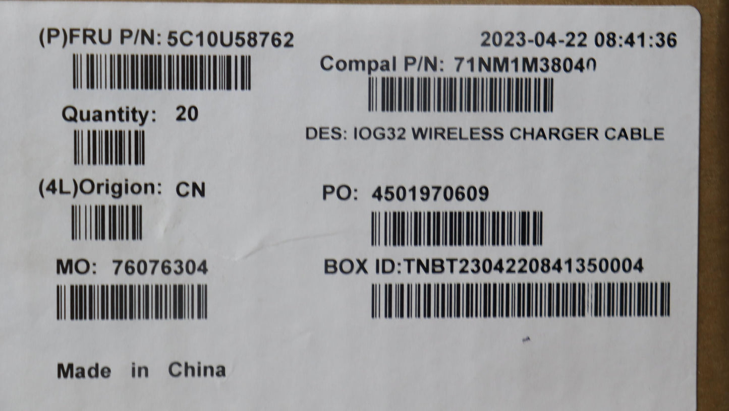 Lenovo Cable Fru,H-Conn Set 7Hq M/B-W - 5C10U58762