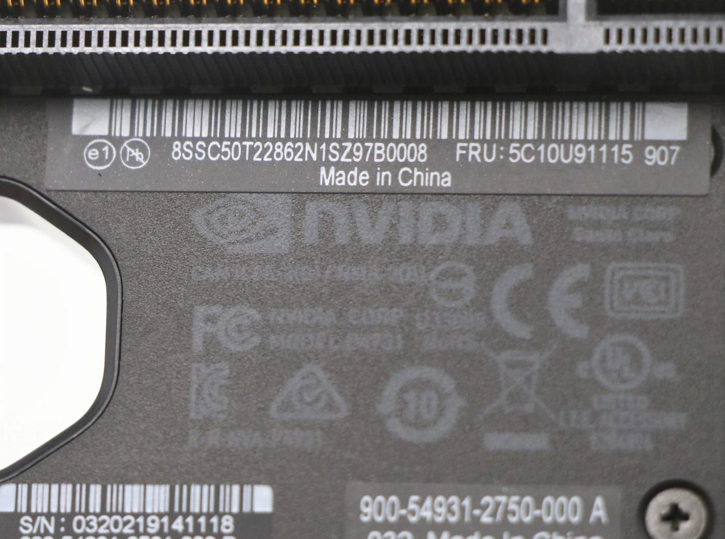 Lenovo Nvlink Bridge For Rtx8000 - 5C10U91115