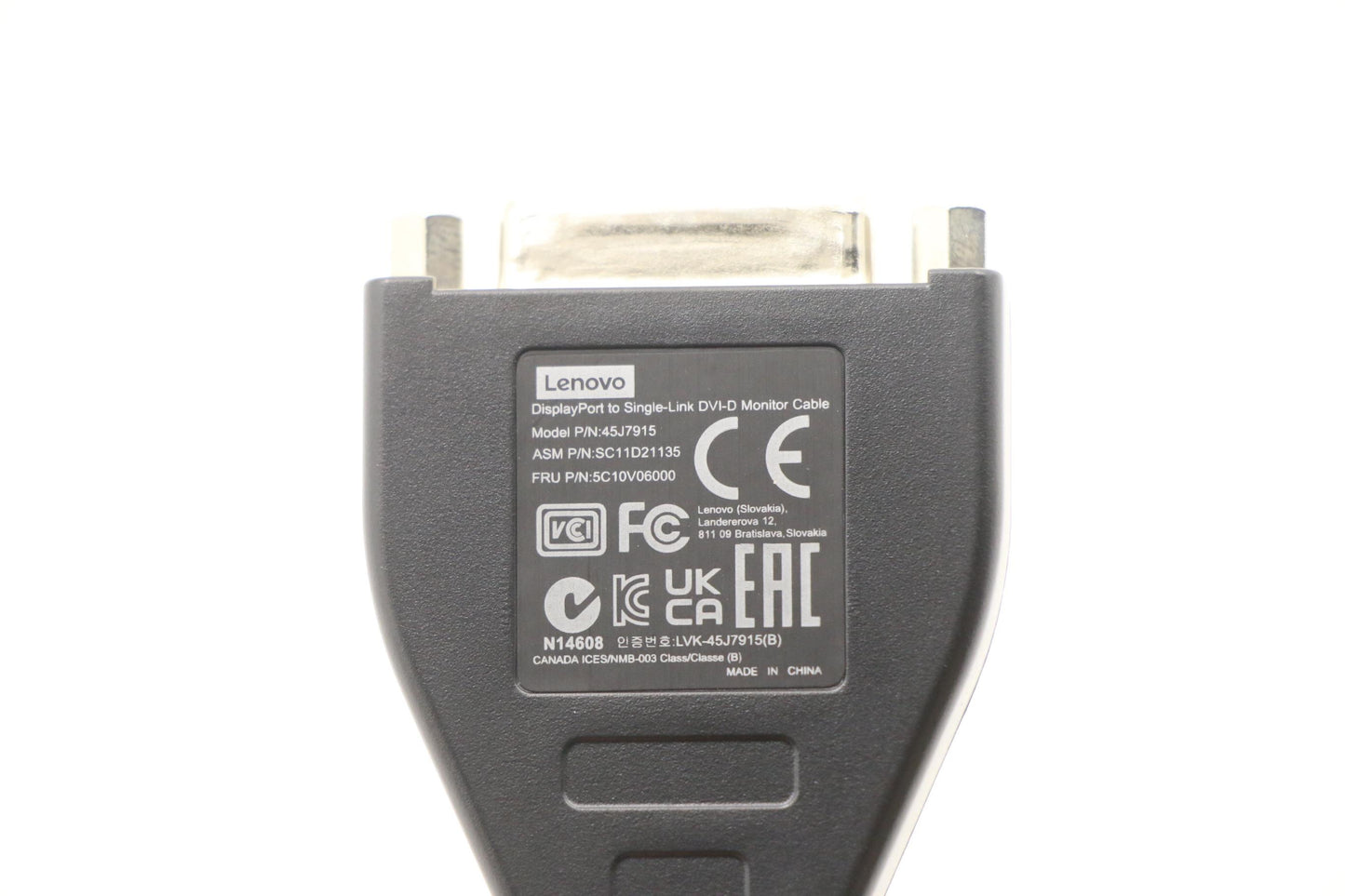 Lenovo Cable Dp To Dvi Dongle - 5C10V06000