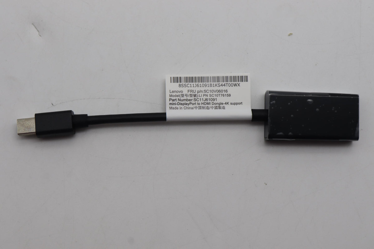 Lenovo Cable Mdp1.2 To Hdmi 2.0 Dongl - 5C10V06016