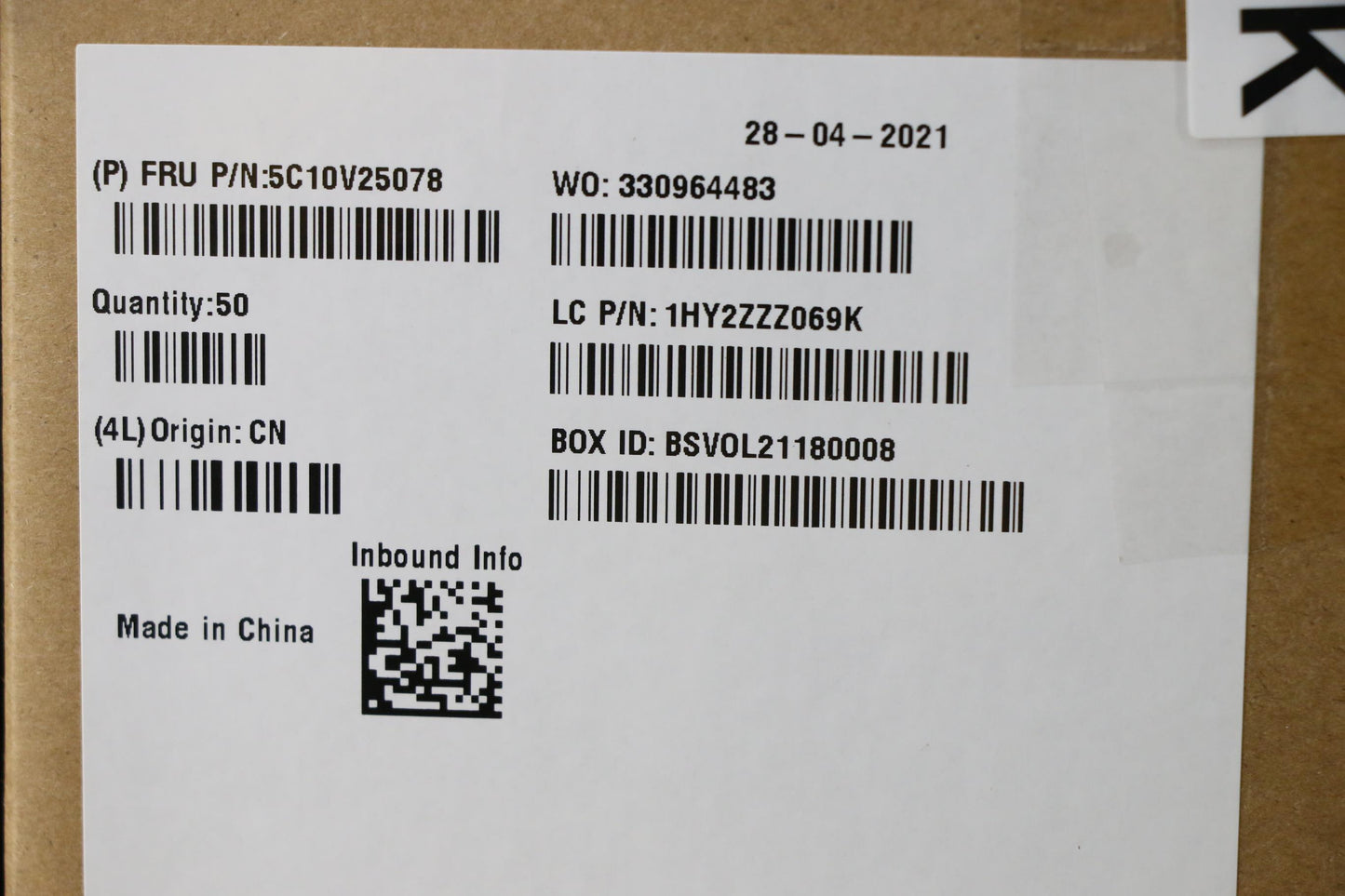 Lenovo Cable 2M,Cat5,Cable,Black - 5C10V25078
