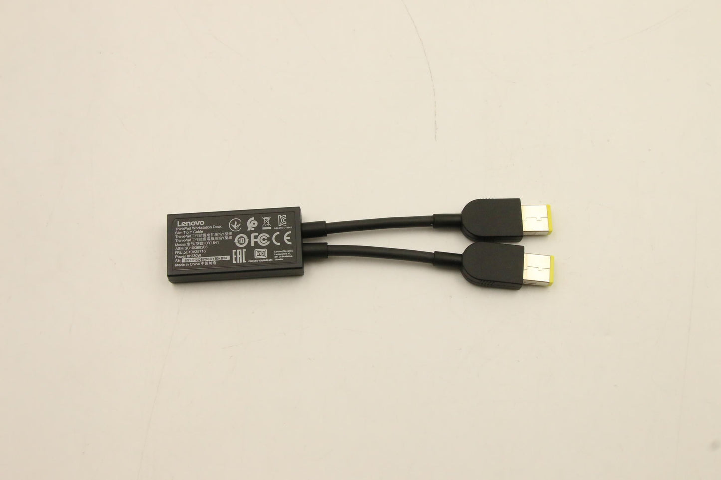 Lenovo ThinkPad WorkStation Dock Slim Tip Y Cable - 5C10V25716