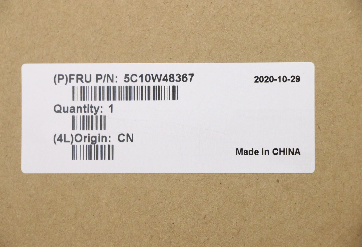 Lenovo Fru For Usb-C Cable With Usb-C - 5C10W48367