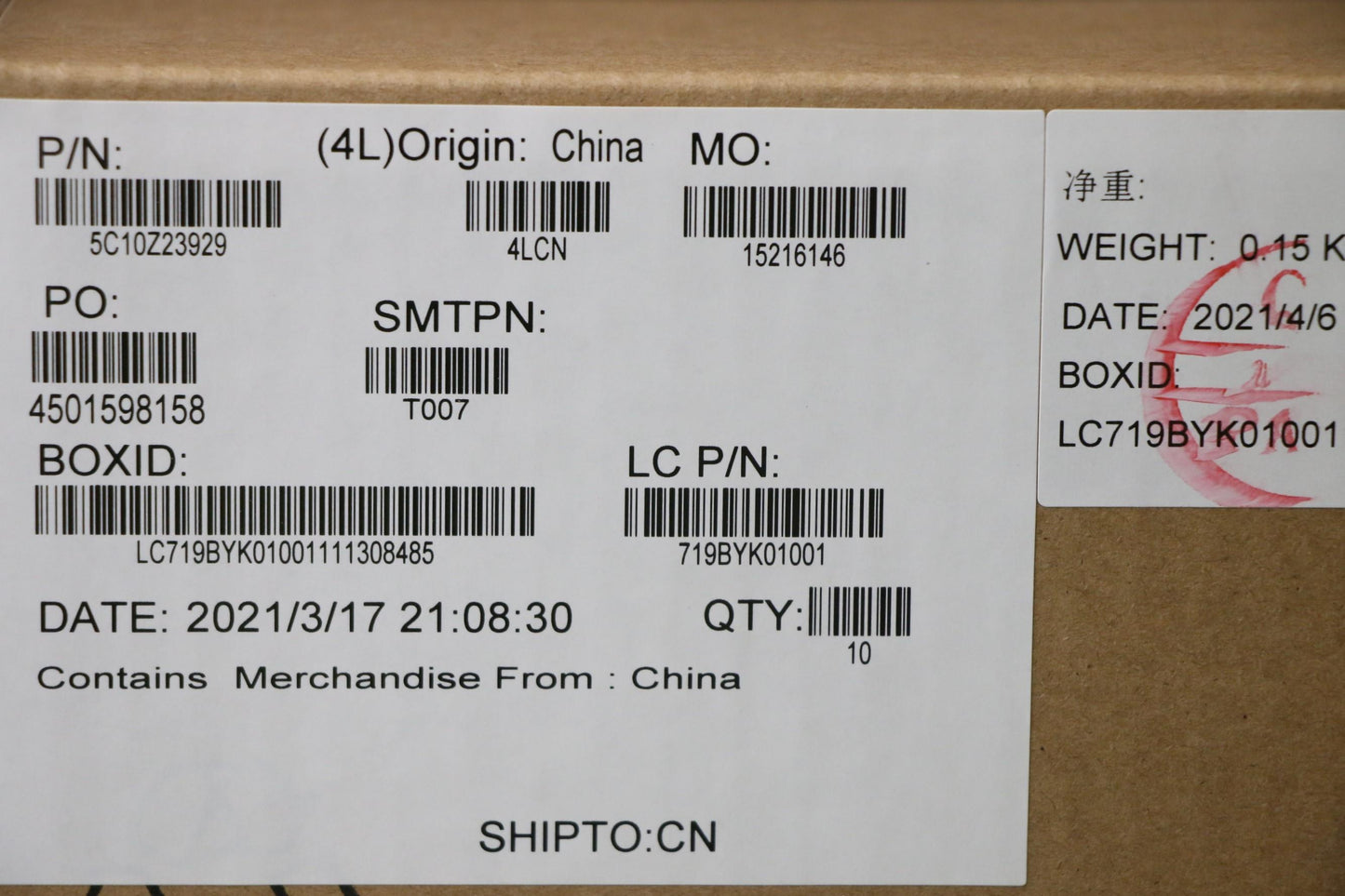 Lenovo Cable Fru Cable Smart Card Ffc - 5C10Z23929