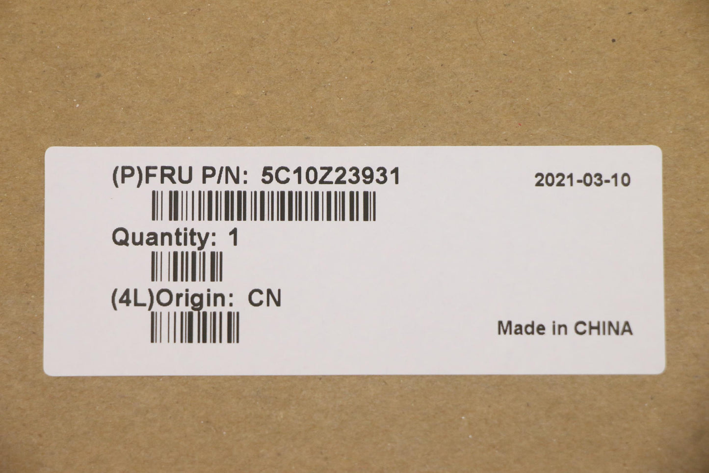 Lenovo FRU FHD Touch LCD Cable Assembly - 5C10Z23931