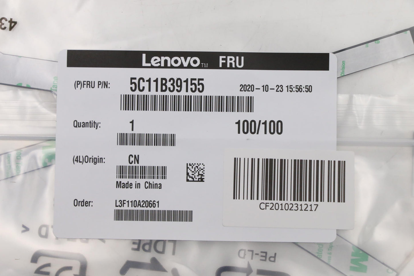 Lenovo Cable Fru Camera Cable Ir W/Fp - 5C11B39155