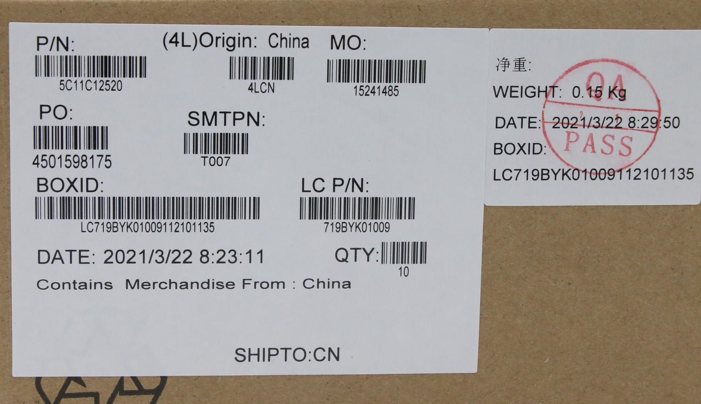 Lenovo Cable Rfid Ffc 14Pf P0.5 Pad=0 - 5C11C12520