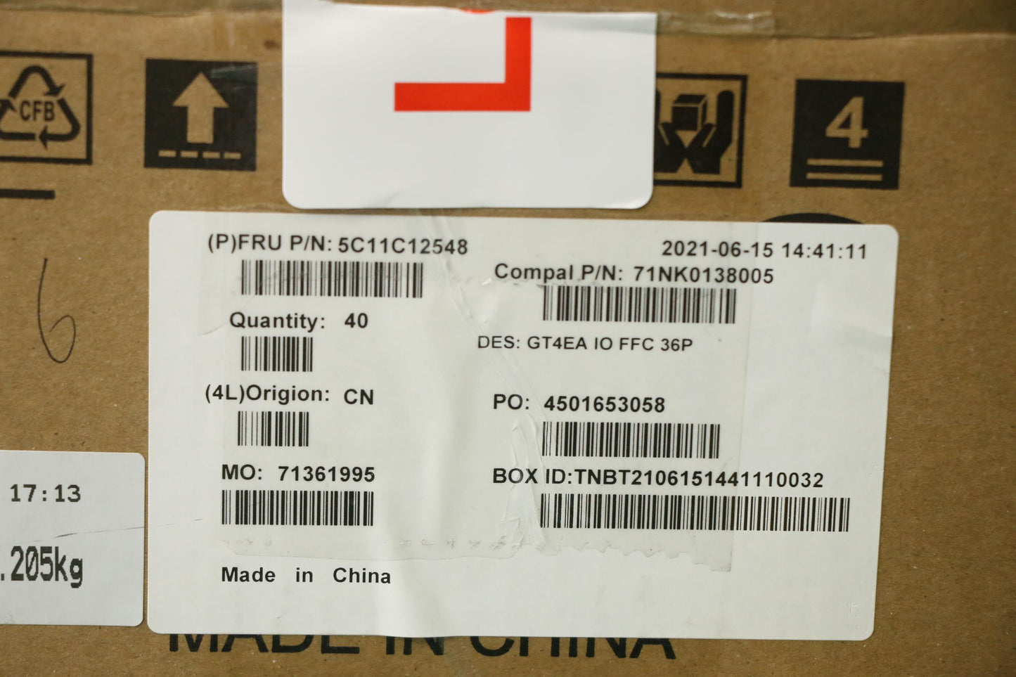 Lenovo Cable Fru Cable Io Ffc 36P - 5C11C12548